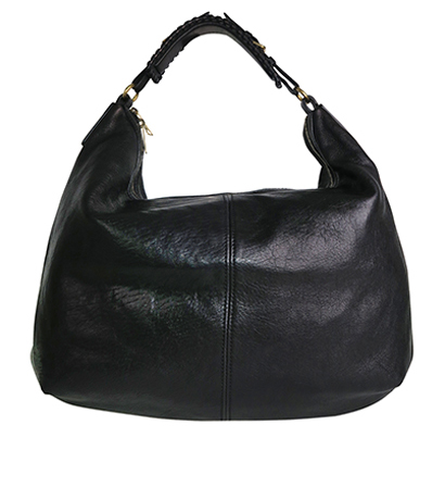 Large Buckle Strap Hobo, front view